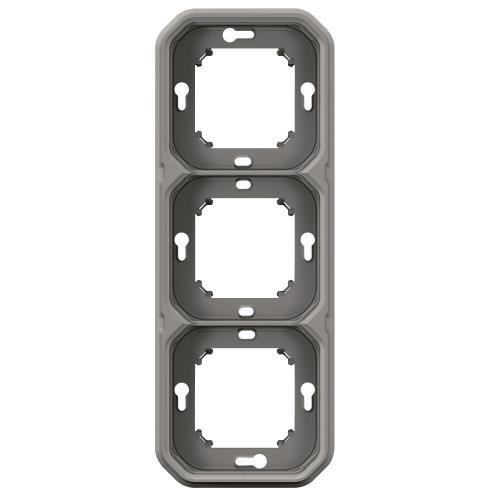 FRAME x3 (Plexo) flush IP55 grey