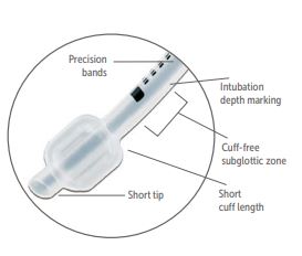 TUBE, ENDOTRACHEAL, s.u. + CONN., microcuff, Ø 4.5 mm