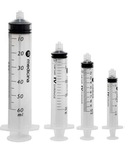 SYRINGE, Luer-lock, 5 ml, s.u.