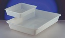 TRAY, HDPE, 30x20x6cm, white