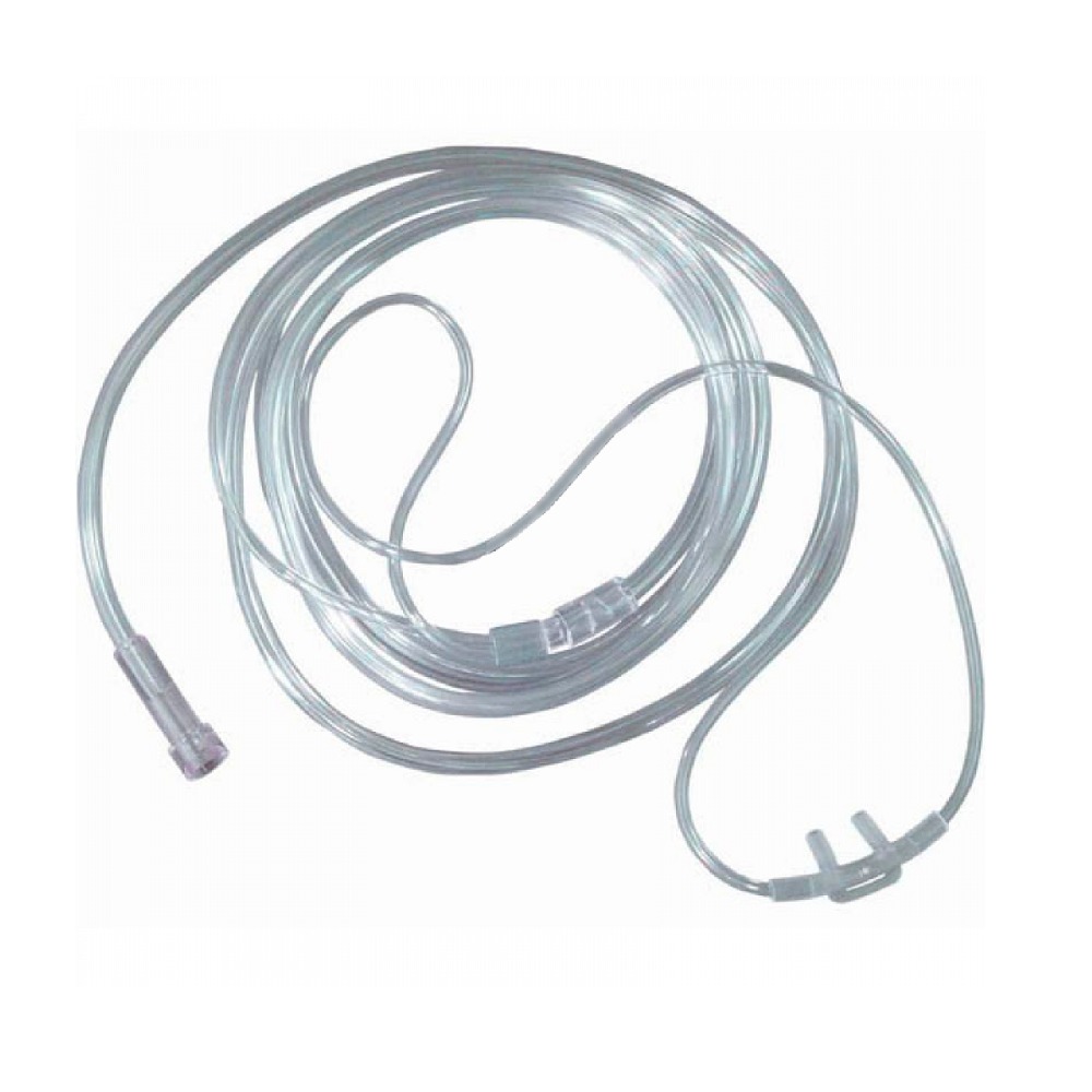 NASAL OXYGEN CANNULA, 2 prongs + tube, adult