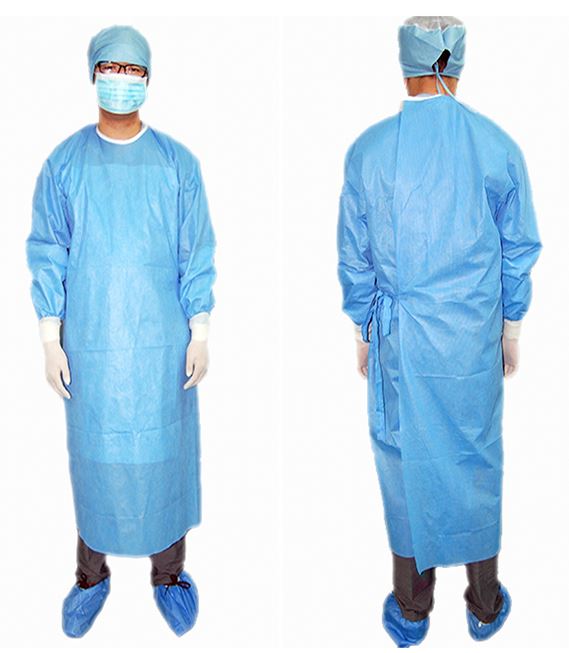 SURGICAL GOWN, non-woven, high performance, sterile, XXL