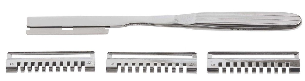 DERMATOME, GOULIAN, manual, 180mm + 5 blades