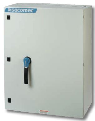 CHANGE-OVER SWITCH manual, 4P/400A + metal casing IP65