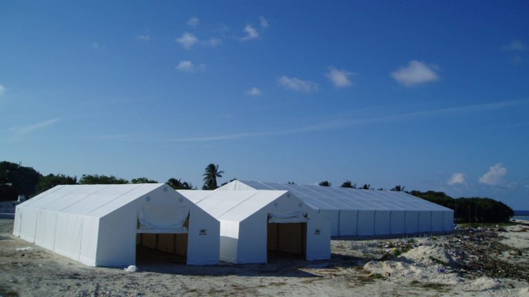 TENT multipur., mod. (WiikHall Inst. 4.5) alu., 4.5x6x3.5m