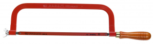 HACKSAW FRAME horizontal wood handle, 300mm, 599