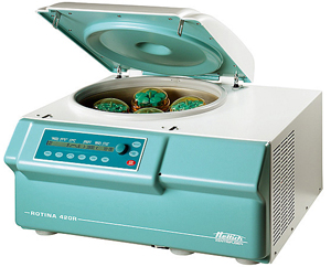 CENTRIFUGE, electr. refrigerated (Hettich 420R) 230V 50-60Hz