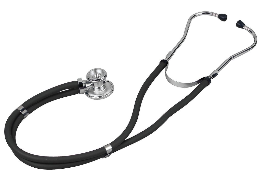 STETHOSCOPE, dual head, 2 diaphragms, adult/child