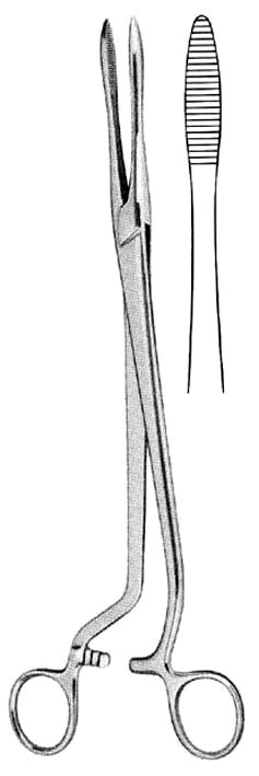 FORCEPS, DRESSING, CHERON, 25 cm 19-28-75