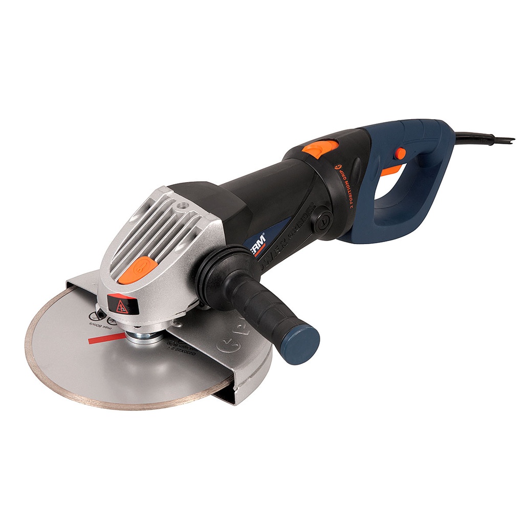 ANGLE GRINDER, Ø230mm, 2000W, 230V, wired