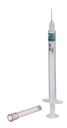 AUTO-DISABLE SYRINGE, with needle, s.u., BCG imm., 0.05 ml