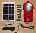 LANTERN rech. & solar (SoluxLED-105) 2.5W, LED + phone charg