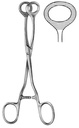 FORCEPS, HAEMOST.& TISSUE, COLLIN, 16 cm, oval jaws 17-32-16