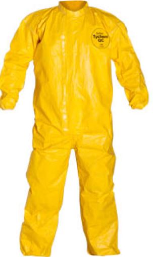 COVERALL, no hood, XL (Tychem QC 125T)