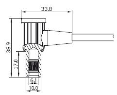 CONNECTING LEAD potential equalization, 6mm², 4m + 2 KBT6-EC