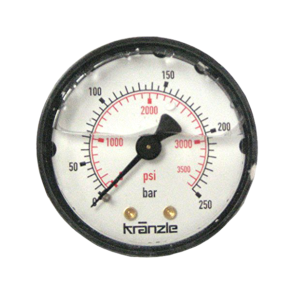 (Kranzle Profi 160TST) MANOMETER (15.039) 0-250bar, 63mm