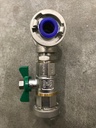 T-COUPLING Storz D, 1x1x1"/25mm, butterfly valve