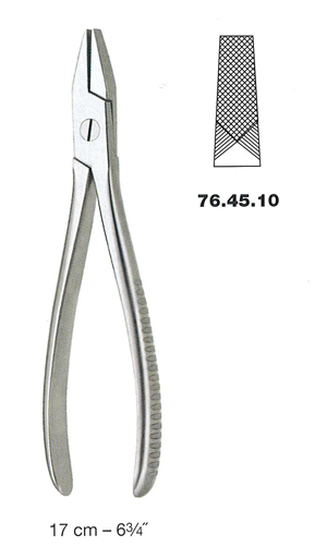 WIRE PLIERS, serrated jaws, 17 cm 76-45-10