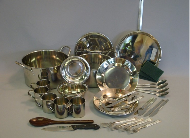 MODULE, COOKING SET, 5 persons, international specs