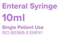 ENTERAL SYRINGE ENFit, 10 ml, washable