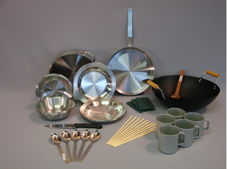 MODULE, COOKING SET asian, 5 persons, international specs