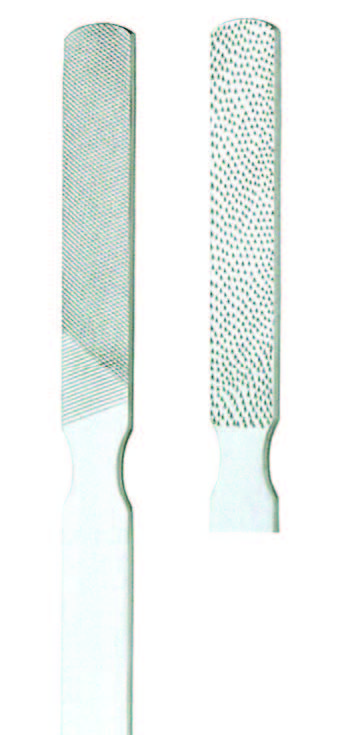 FILE AND RASP, BONE, flat, 22 cm, 20 mm width 26-14-22