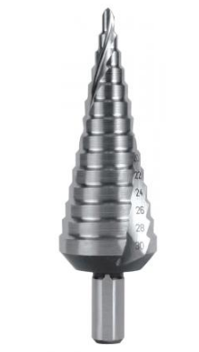 STEPPED DRILL BIT, Ø6-38mm, for steel, 229A.ST3