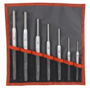 NAIL SET & DRIFT PUNCH SET, 2-8mm, 12 pcs, 247.249JS12