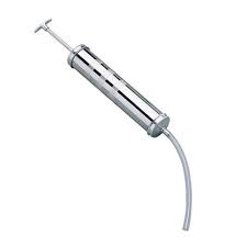 OIL SYRINGE, 500cm³, straight angled + flexible tubes, 376A