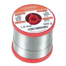 TIN SOLDER, Sn 60%, Ø1.5mm, 500g, rasin core, roll