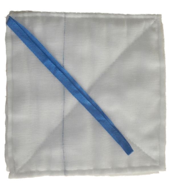 COMPRESS, abdominal, 45x45 cm, 4 layers, 17 threads, sterile