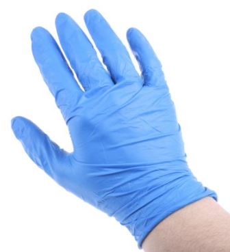 GLOVE, EXAMINATION, nitrile, s.u., non sterile, L