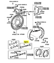 CYLINDER REPAIR KIT DRUM BRAKE, RR, HZJ7#