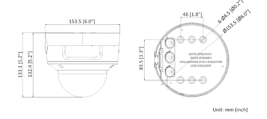 CAMERA surveillance (HIKVISION 4 MP AcuSense Motor.) network