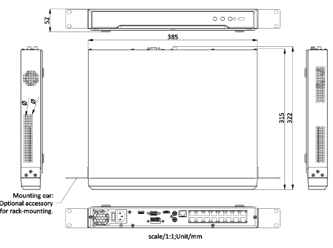 RECORDER video surveillance (HIKVISION DS-7616NI-K2/16P)