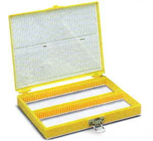 SLIDE BOX, plastic, for 100 slides