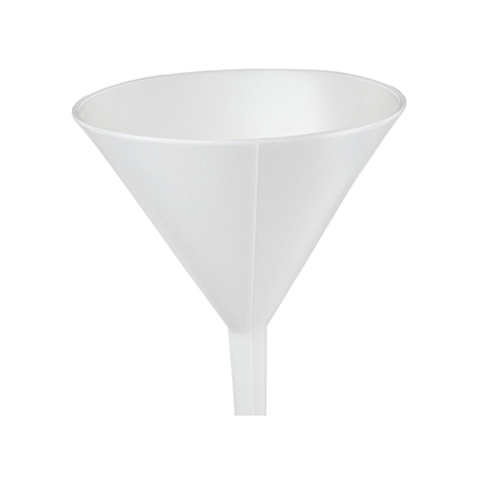 FUNNEL, plastic, Ø 90 mm, short stem