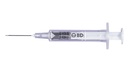 SYRINGE, AUTO-DISABLE with needle, s.u., imm, 0.5 ml