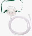 OXYGEN FACE MASK, simple, with tubing, paediatric size