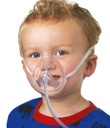 OXYGEN FACE MASK, simple, with tubing, paediatric size