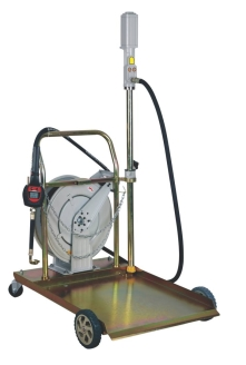 PNEUMATIC OIL DISPENSER, for drum ± 200l + accessories