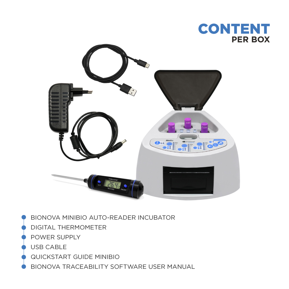 BIOLOGICAL INDICATOR READER / INCUBATOR (MiniBio)