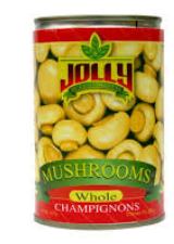 MUSHROOMS, 400g, tin