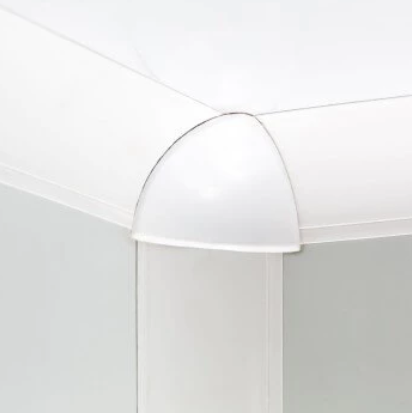 CORNER ANGLE internal corner, PVC, for ceiling /wall