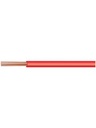 WIRE rigid, copper, 1.5mm², red, per metre