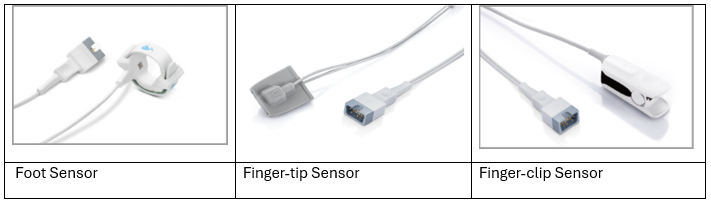 (monitor VS8/ePM) SpO2 SENSOR child finger-clip reus. 512H
