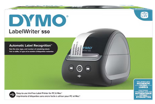 LABEL MAKER (Dymo LabelWriter 550), black ink