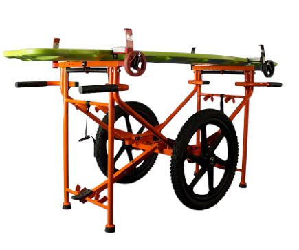 FOLDING TROLLEY for STRETCHER,  all terrain, 2 wheels 51cm