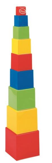 STACKING CUPS/BLOCKS, plastic