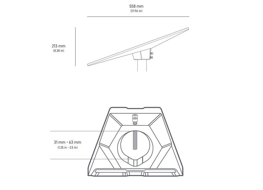 (Starlink Standard v4) TUBE ADAPTER